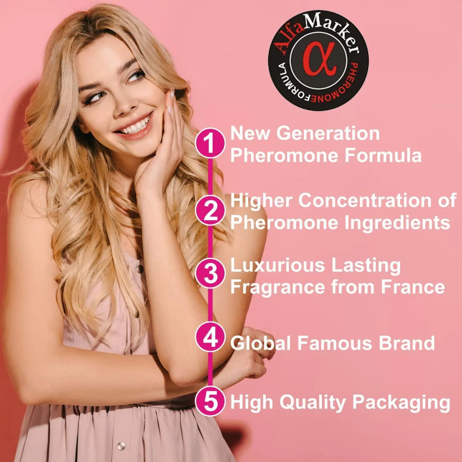 Pheromone Oil for Women Perfume Set of 5 Female Pheromone Perfumes 5x2ml